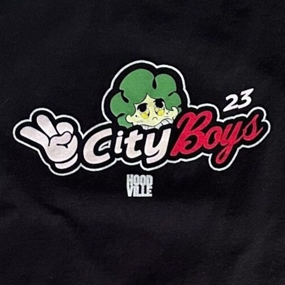 Hoodville City Boys Broccoli City Festival 2023 T-Shirt Black 2XL Lil Uzi Vert